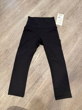 lululemon athletica Black High-Waist Crop Leggings